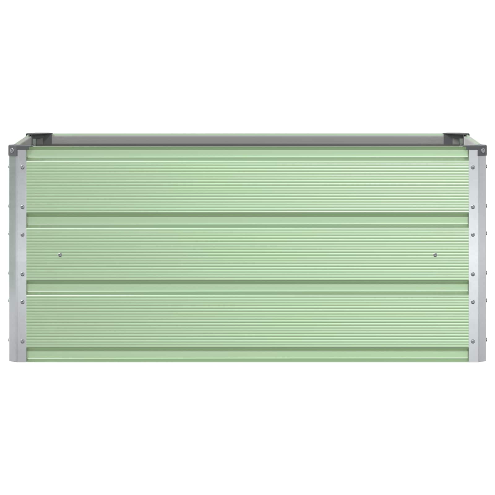Plantenbak Pastelgroen 100 x 50 x 45 cm Gegalvaniseerd staal