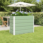 Planter Pastel Green 480 x 50 x 45 cm Galvanized steel