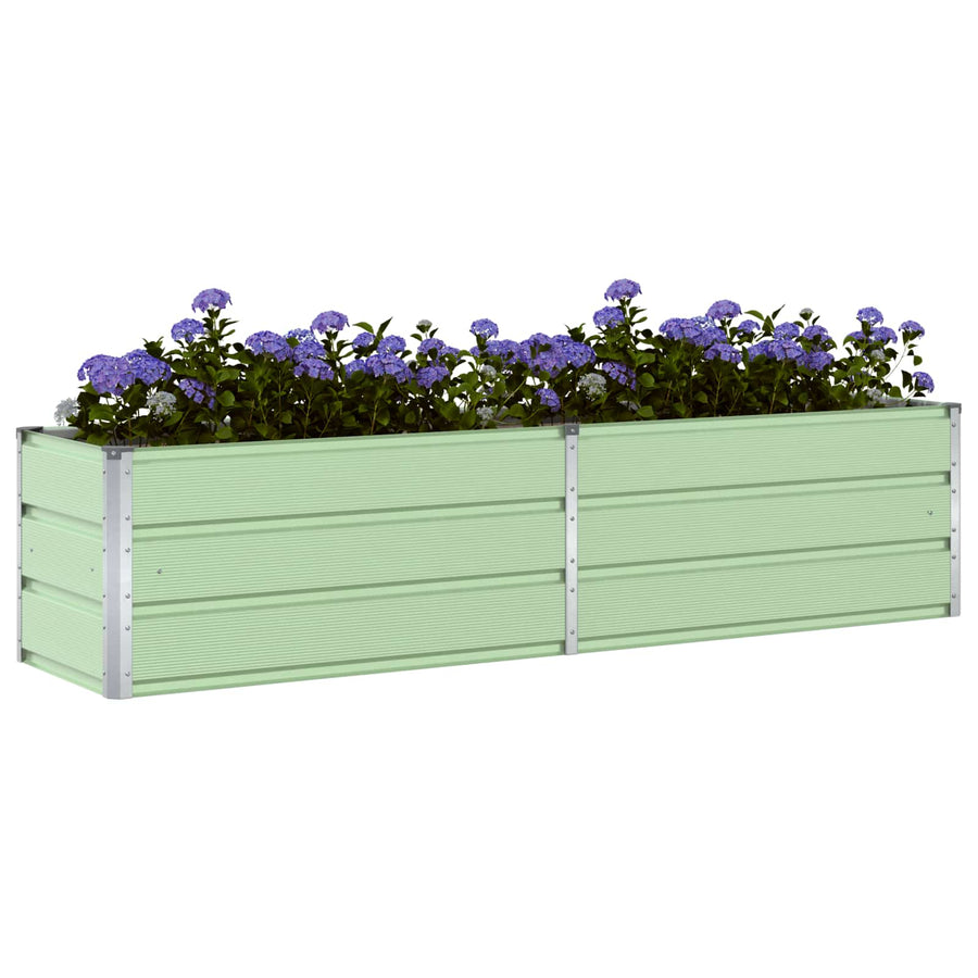 Plantenbak Pastelgroen 480 x 50 x 45 cm Gegalvaniseerd staal