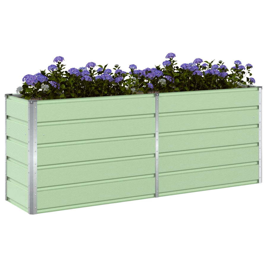 Plantenbak Pastelgroen 480 x 50 x 45 cm Gegalvaniseerd staal