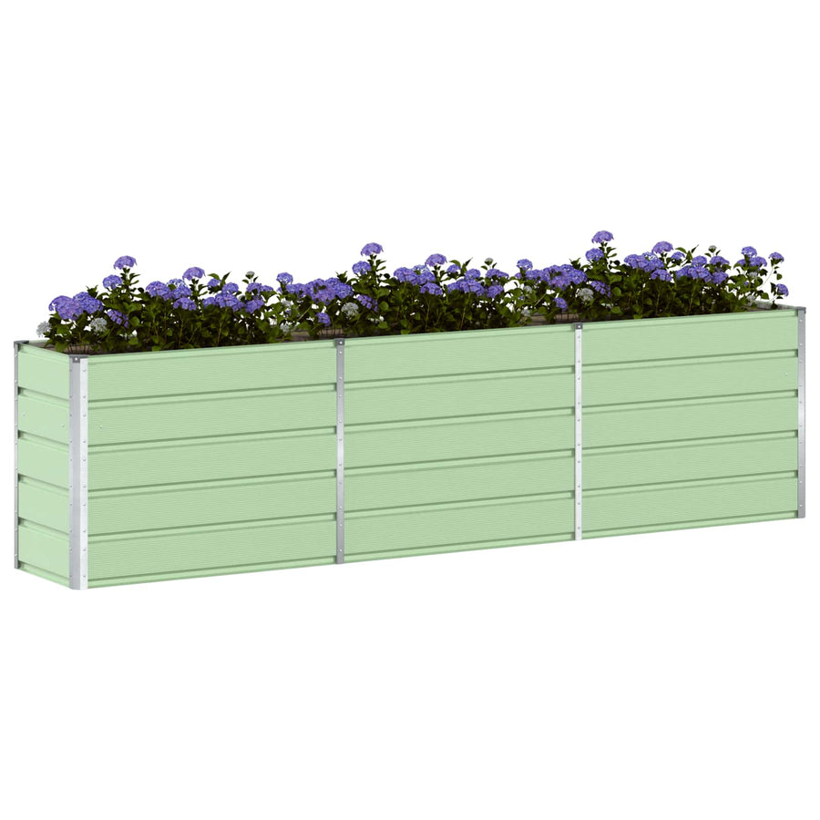 Plantenbak Pastelgroen 480 x 50 x 45 cm Gegalvaniseerd staal