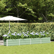 Plantenbak 385x50x45 cm gegalvaniseerd staal pastelgroen