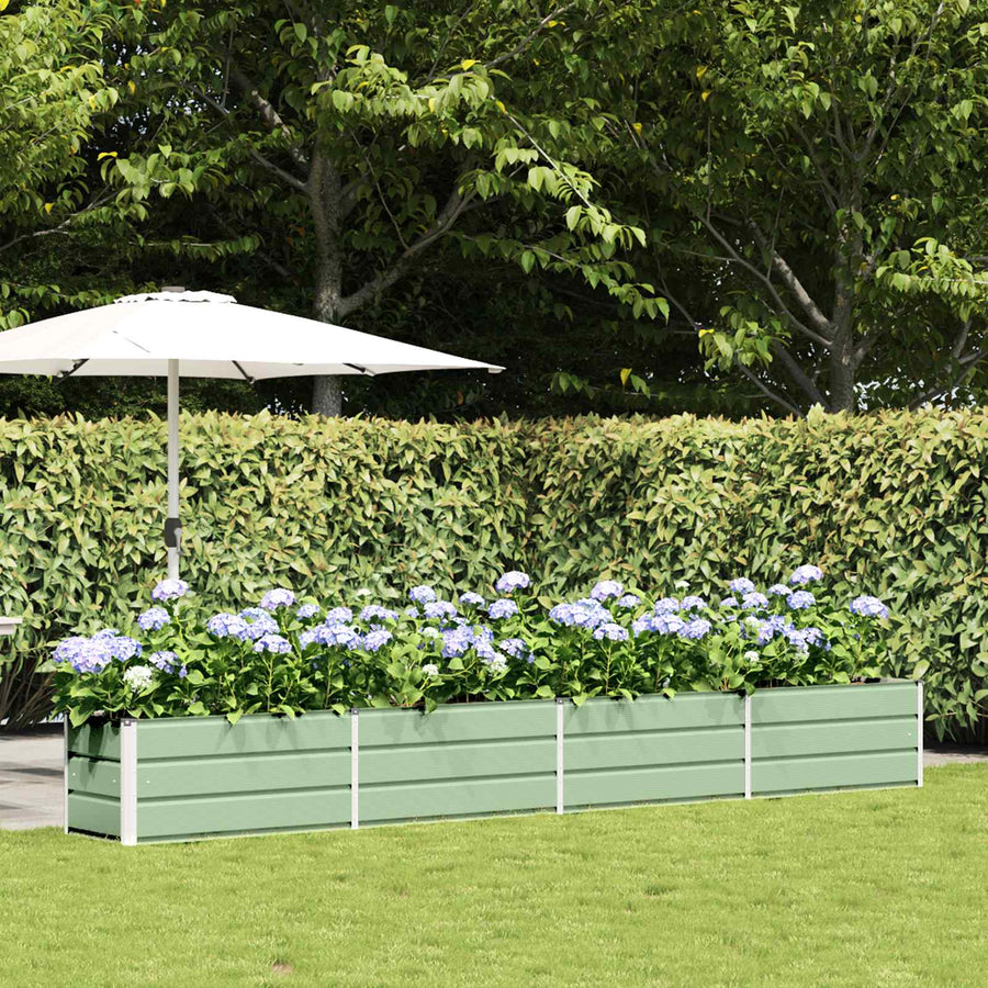 Plantenbak Pastelgroen 480 x 50 x 45 cm Gegalvaniseerd staal