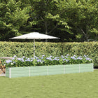 Plantenbak 480x50x45 cm gegalvaniseerd staal pastelgroen