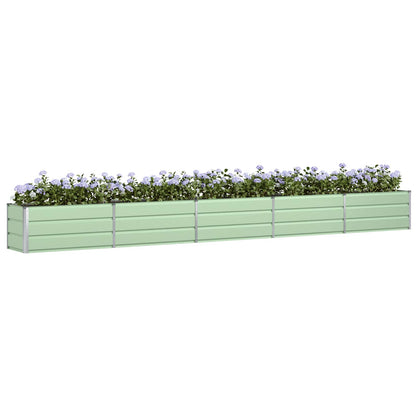Plantenbak Pastelgroen 480 x 50 x 45 cm Gegalvaniseerd staal