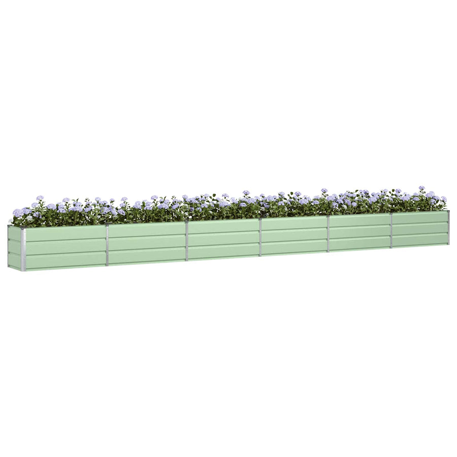Plantenbak Pastelgroen 480 x 50 x 45 cm Gegalvaniseerd staal
