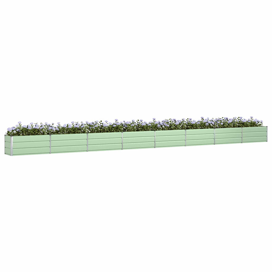 Plantenbak Pastelgroen 480 x 50 x 45 cm Gegalvaniseerd staal