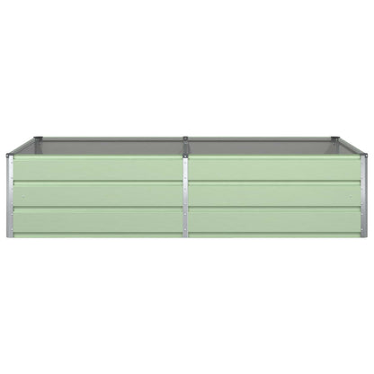 Plantenbak Pastelgroen 195 x 100 x 45 cm Gegalvaniseerd staal