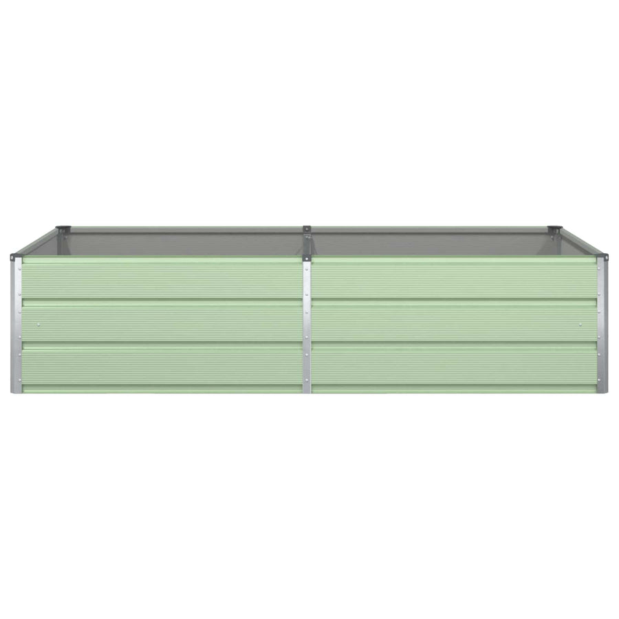 Plantenbak Pastelgroen 195 x 100 x 45 cm Gegalvaniseerd staal