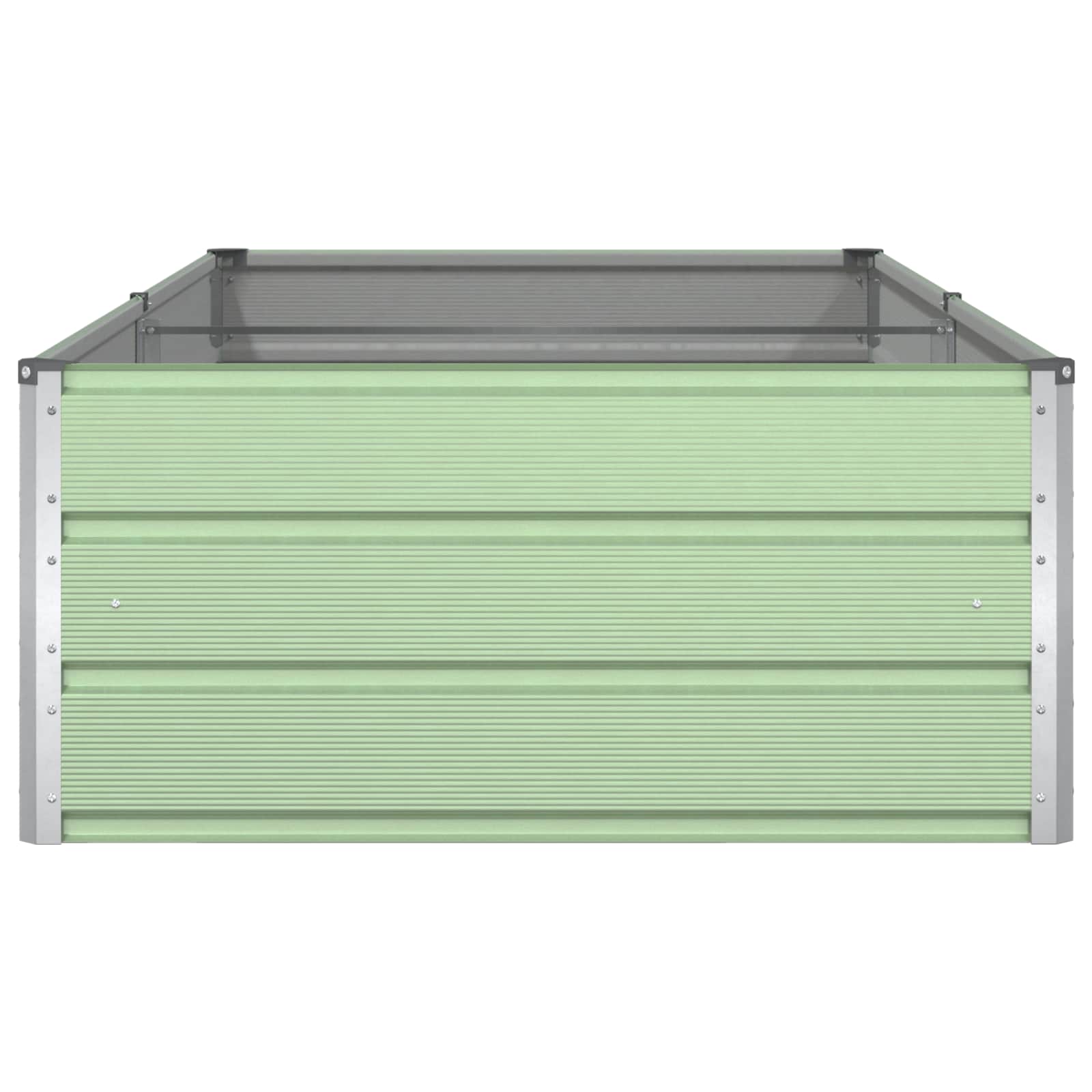 Plantenbak Pastelgroen 195 x 100 x 45 cm Gegalvaniseerd staal