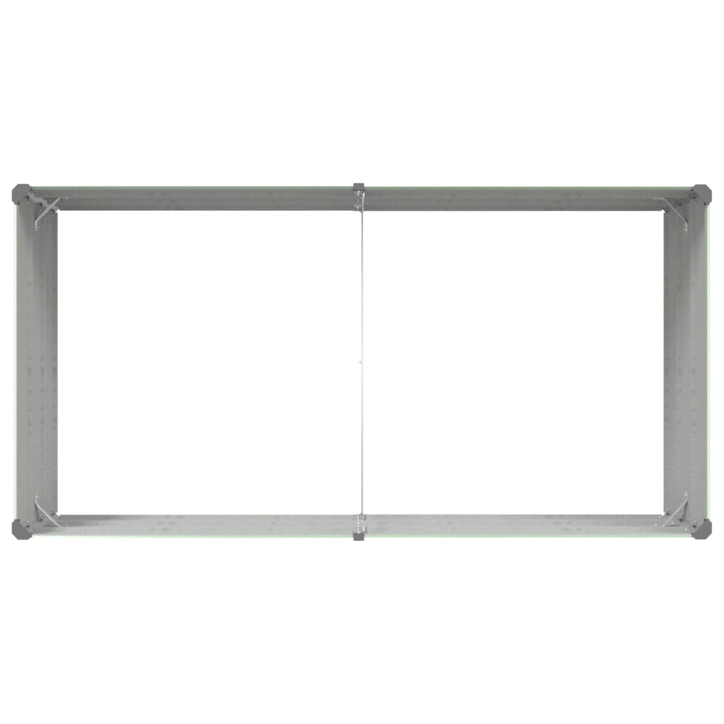 Plantenbak Pastelgroen 195 x 100 x 45 cm Gegalvaniseerd staal