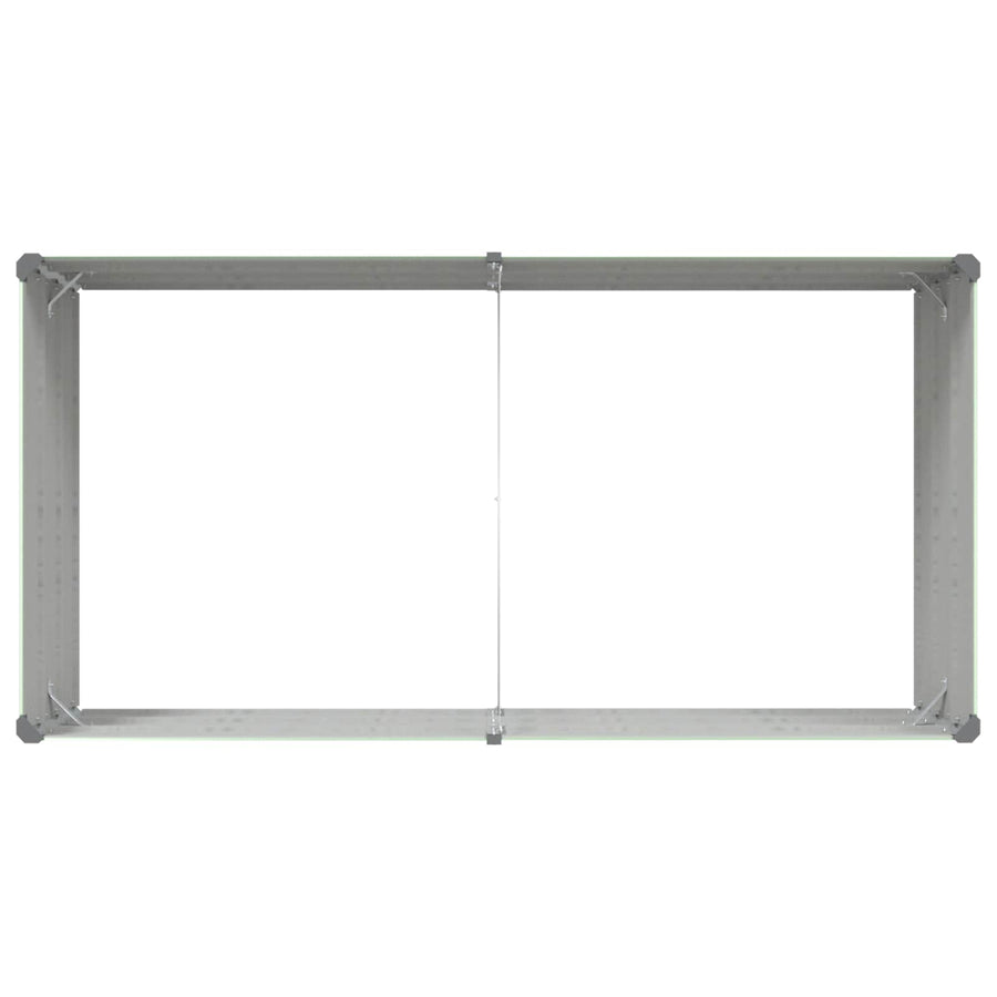 Plantenbak Pastelgroen 195 x 100 x 45 cm Gegalvaniseerd staal