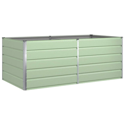 Plantenbak Pastelgroen 195 x 100 x 75 cm Gegalvaniseerd staal