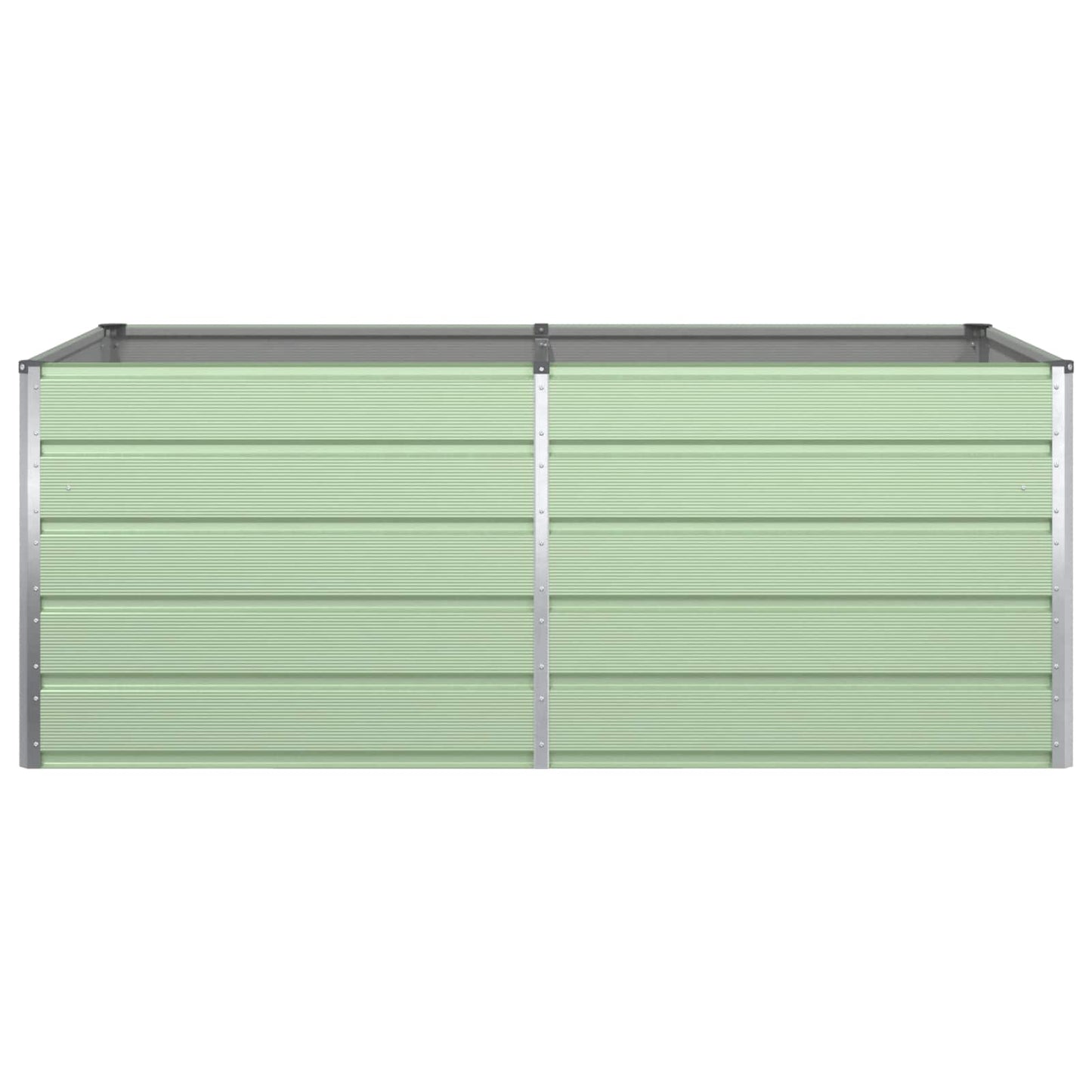 Plantenbak Pastelgroen 195 x 100 x 75 cm Gegalvaniseerd staal