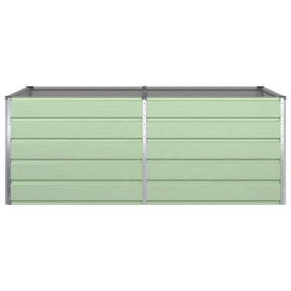 Plantenbak Pastelgroen 195 x 100 x 75 cm Gegalvaniseerd staal