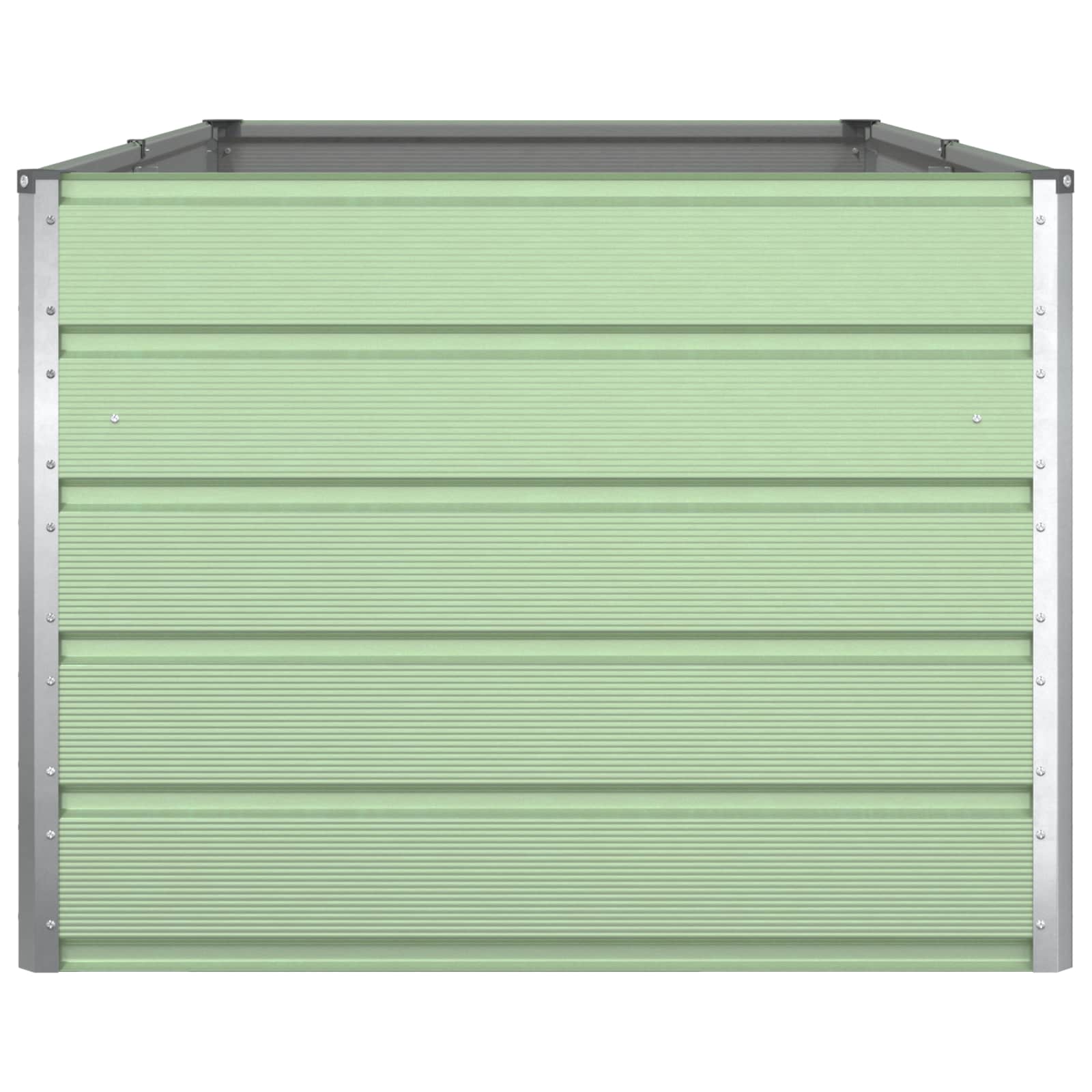 Plantenbak Pastelgroen 195 x 100 x 75 cm Gegalvaniseerd staal
