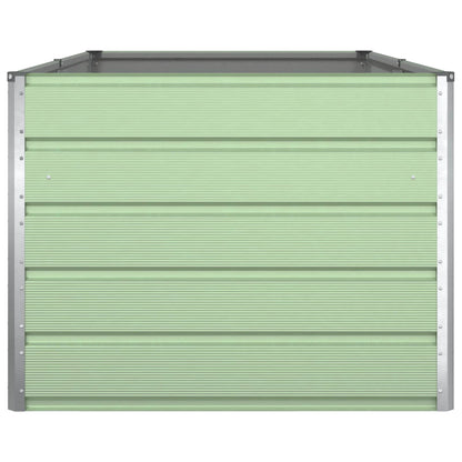 Plantenbak Pastelgroen 195 x 100 x 75 cm Gegalvaniseerd staal