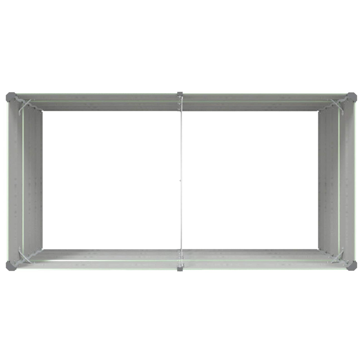 Plantenbak Pastelgroen 195 x 100 x 75 cm Gegalvaniseerd staal