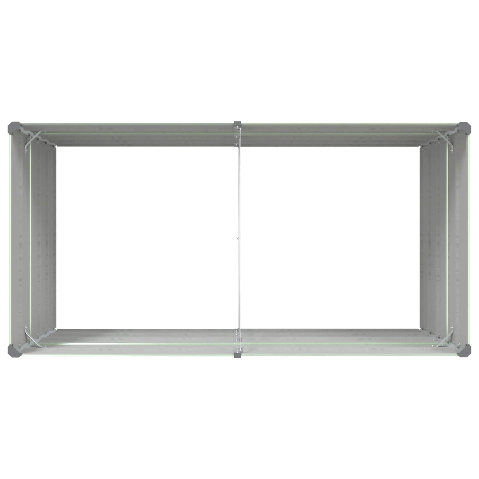 Plantenbak Pastelgroen 195 x 100 x 75 cm Gegalvaniseerd staal