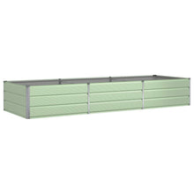Plantenbak Pastelgroen 195 x 100 x 45 cm Gegalvaniseerd staal