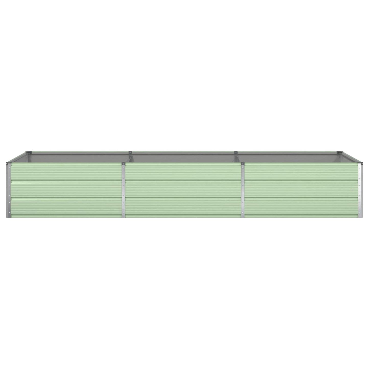 Plantenbak Pastelgroen 195 x 100 x 45 cm Gegalvaniseerd staal