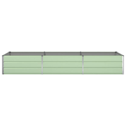 Plantenbak Pastelgroen 195 x 100 x 45 cm Gegalvaniseerd staal