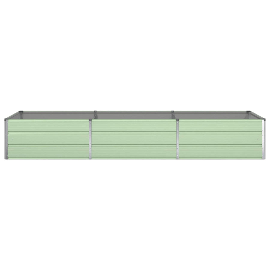 Plantenbak Pastelgroen 195 x 100 x 45 cm Gegalvaniseerd staal