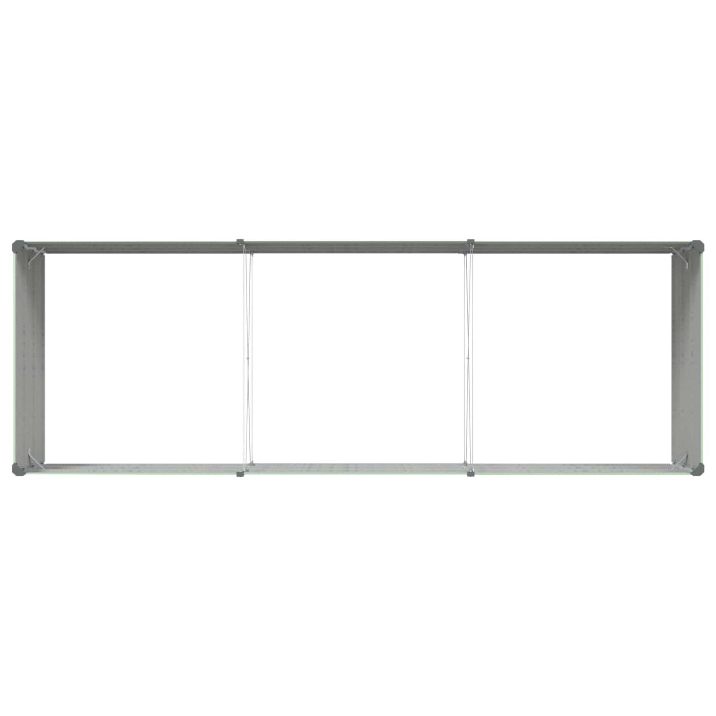 Plantenbak Pastelgroen 195 x 100 x 45 cm Gegalvaniseerd staal