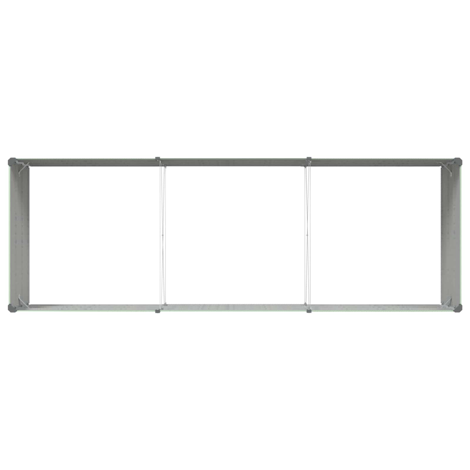 Plantenbak Pastelgroen 195 x 100 x 45 cm Gegalvaniseerd staal