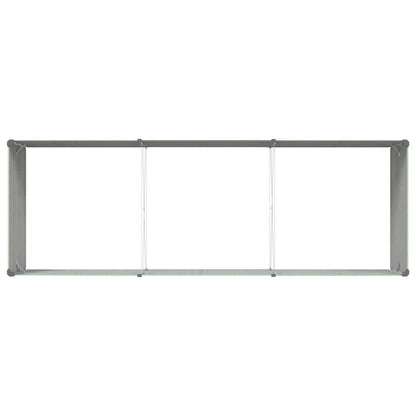 Plantenbak Pastelgroen 195 x 100 x 45 cm Gegalvaniseerd staal
