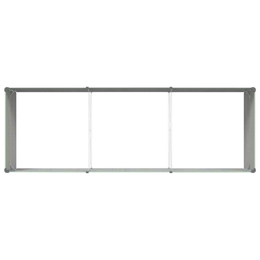 Plantenbak Pastelgroen 195 x 100 x 45 cm Gegalvaniseerd staal