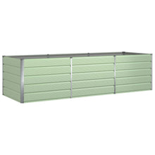 Plantenbak Pastelgroen 195 x 100 x 45 cm Gegalvaniseerd staal