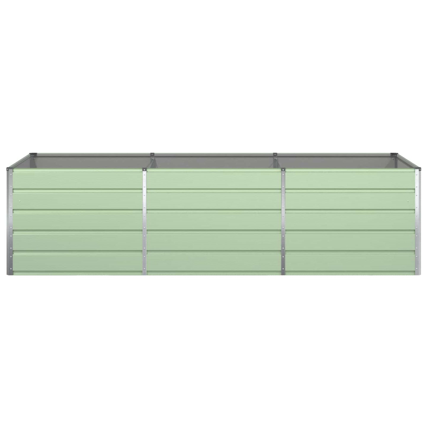 Plantenbak Pastelgroen 195 x 100 x 45 cm Gegalvaniseerd staal