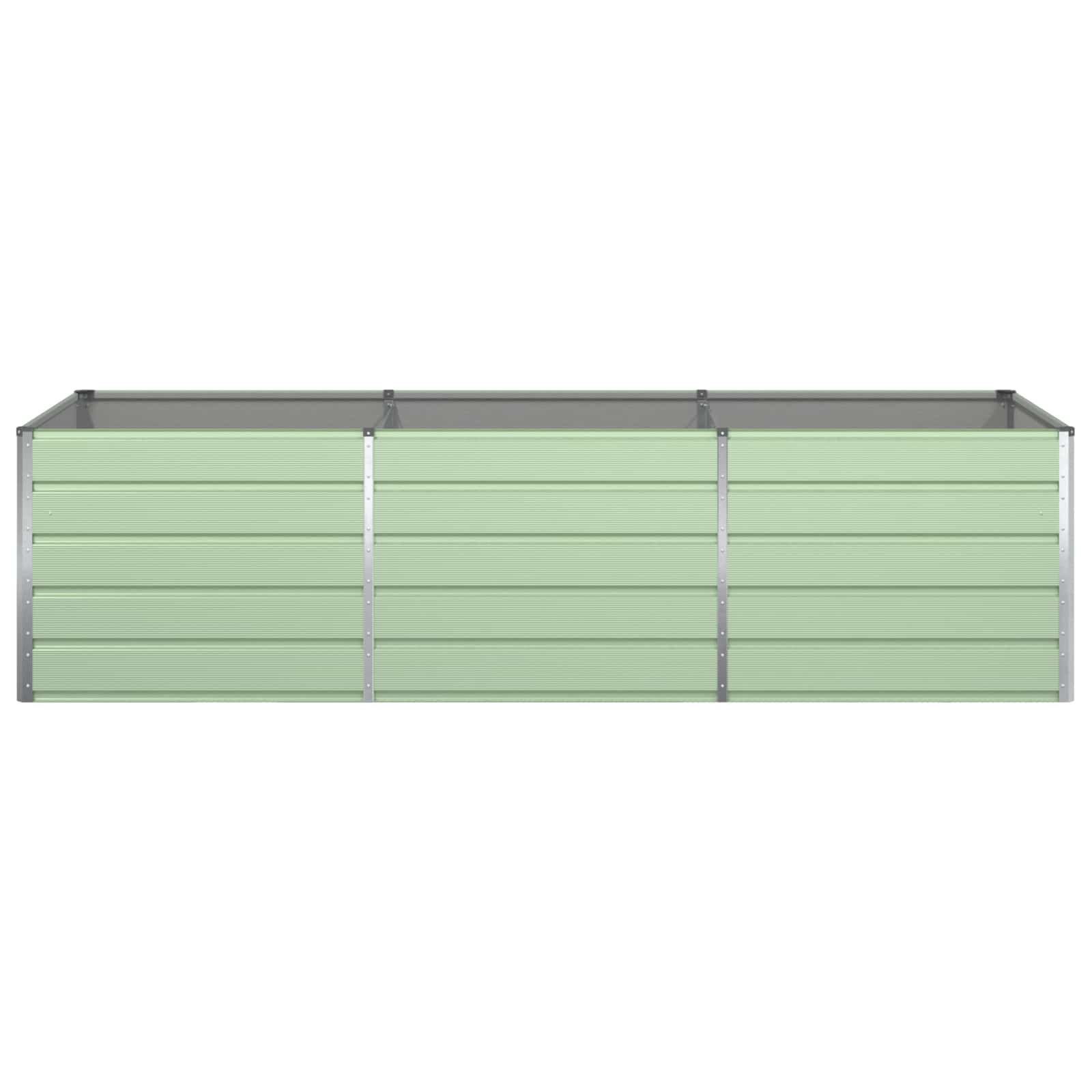 Plantenbak Pastelgroen 195 x 100 x 45 cm Gegalvaniseerd staal
