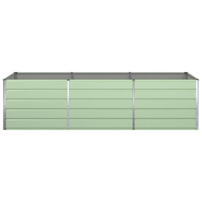 Plantenbak Pastelgroen 195 x 100 x 45 cm Gegalvaniseerd staal