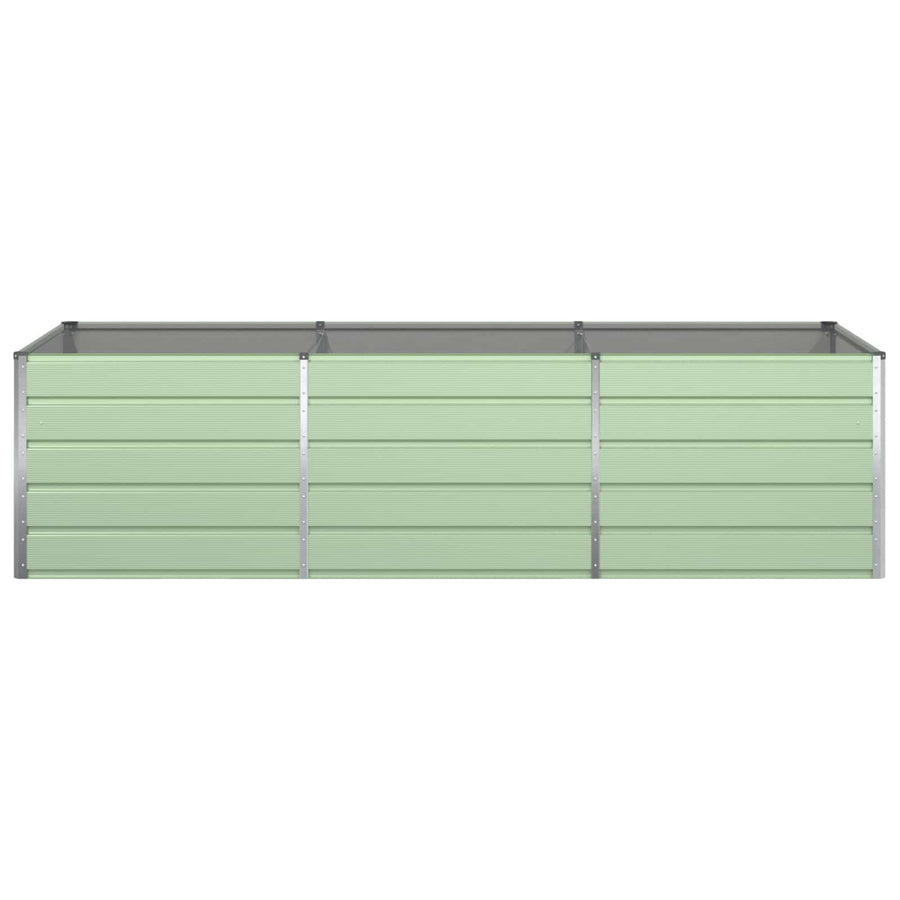 Plantenbak Pastelgroen 195 x 100 x 45 cm Gegalvaniseerd staal