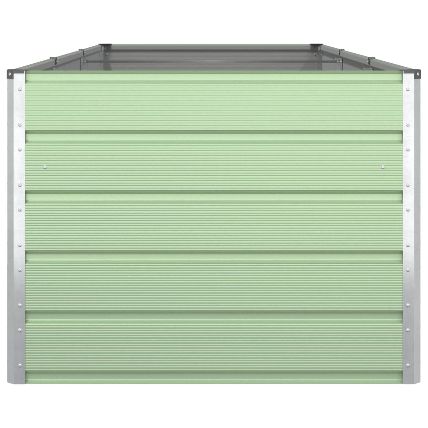 Plantenbak Pastelgroen 195 x 100 x 45 cm Gegalvaniseerd staal