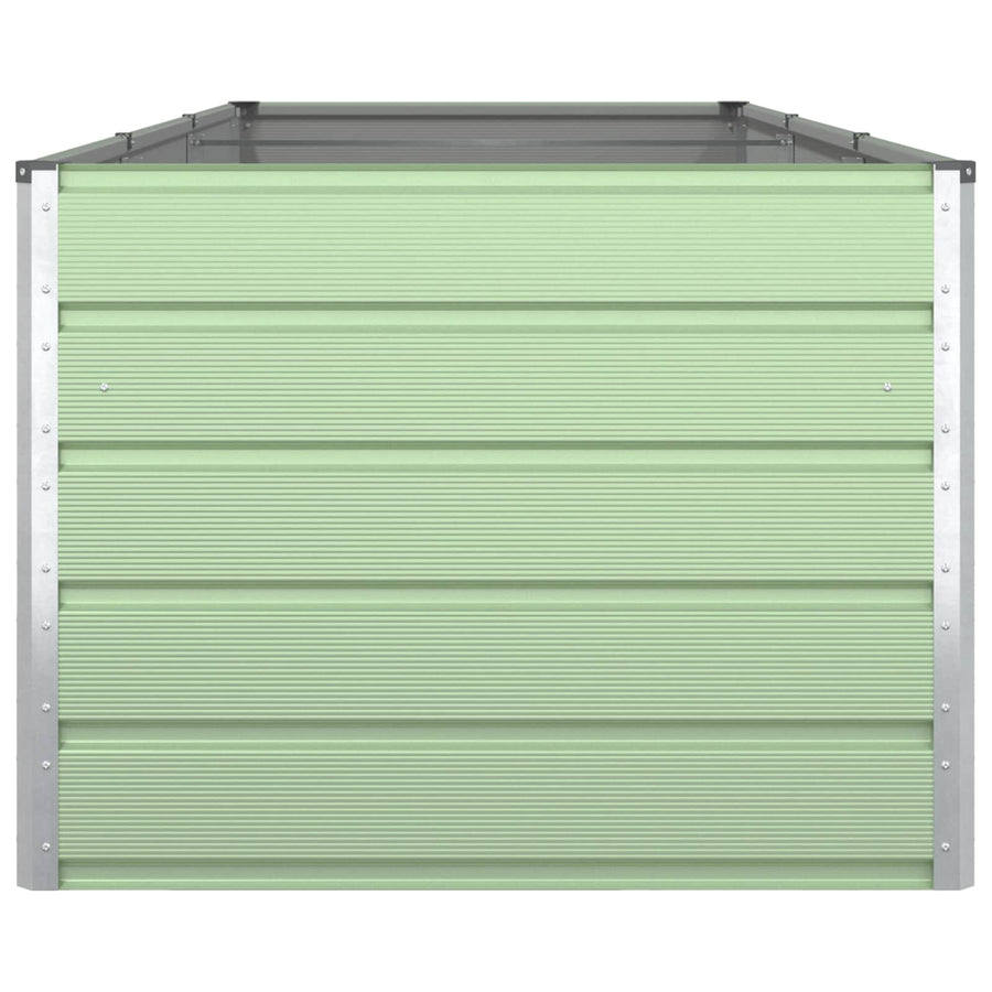 Plantenbak Pastelgroen 195 x 100 x 45 cm Gegalvaniseerd staal