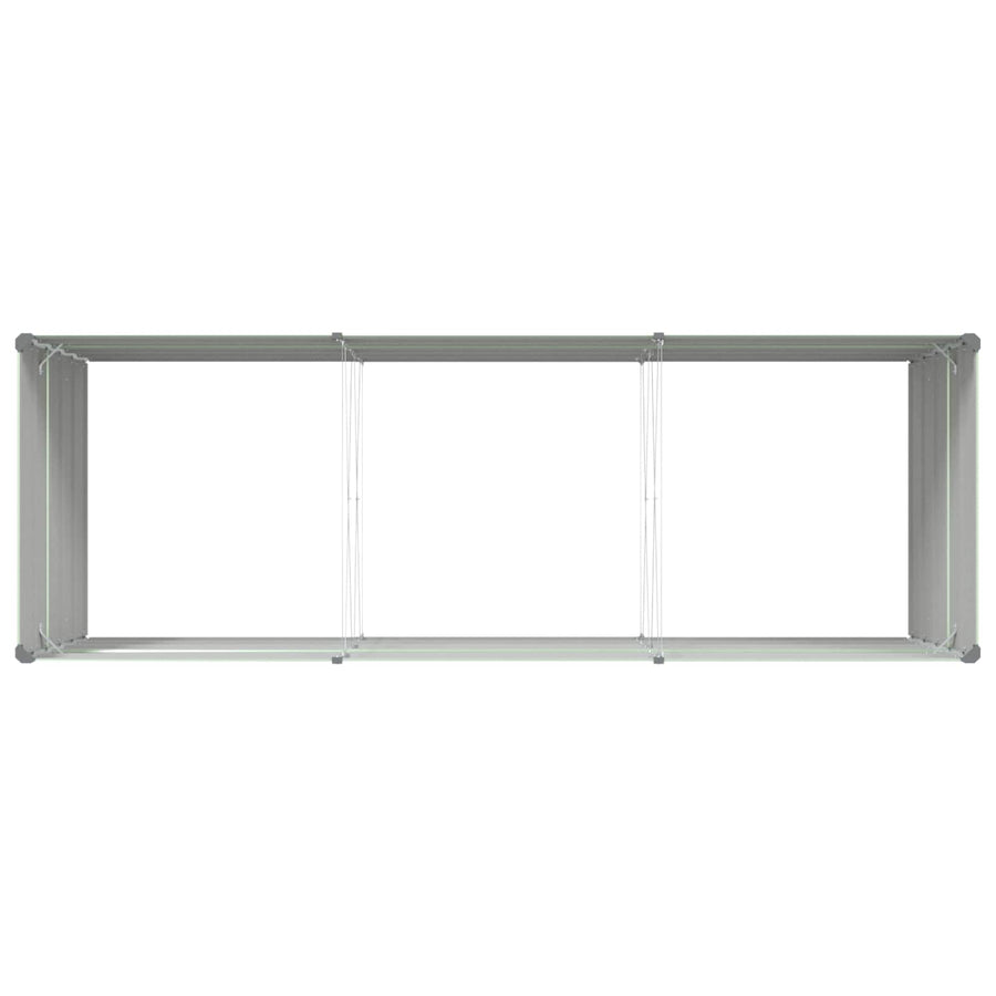 Plantenbak Pastelgroen 195 x 100 x 45 cm Gegalvaniseerd staal