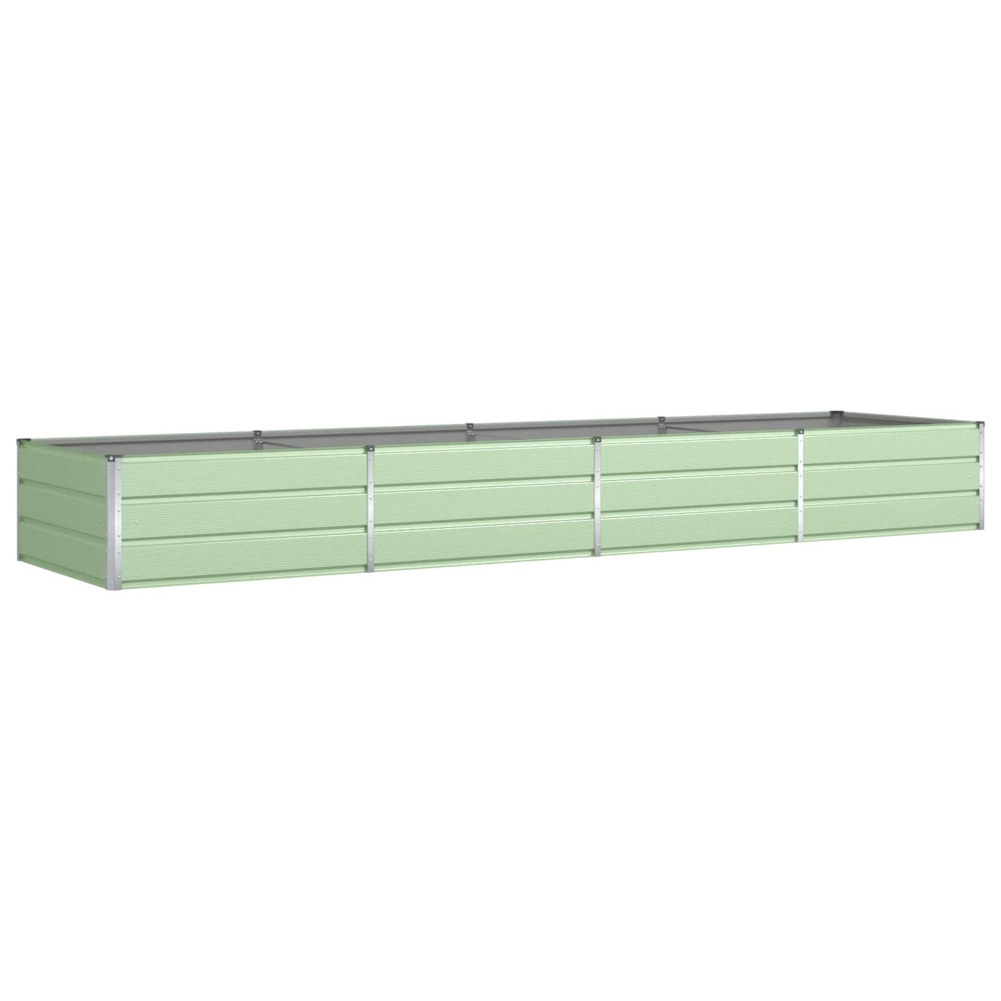 Plantenbak Pastelgroen 195 x 100 x 45 cm Gegalvaniseerd staal