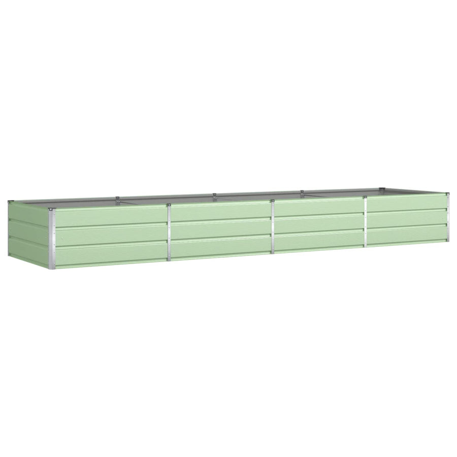 Plantenbak Pastelgroen 195 x 100 x 45 cm Gegalvaniseerd staal