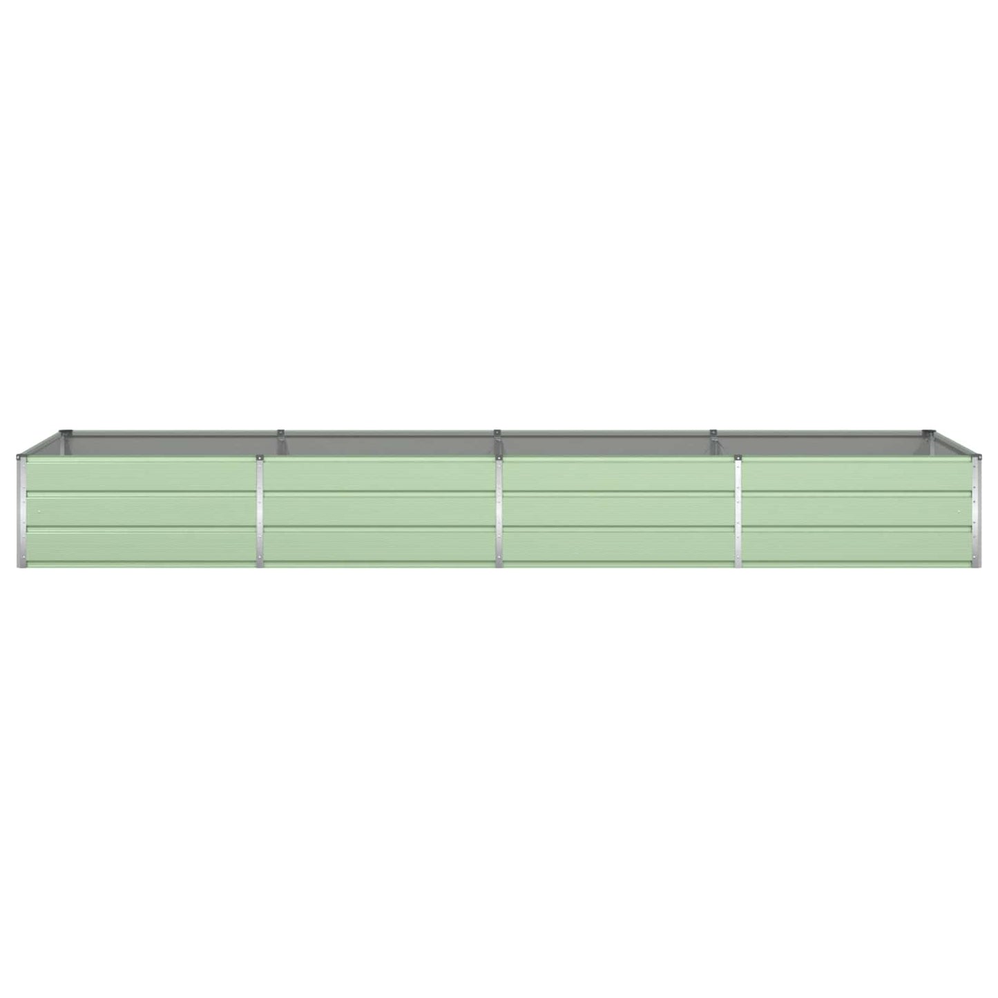 Plantenbak Pastelgroen 195 x 100 x 45 cm Gegalvaniseerd staal