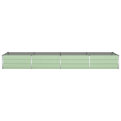 Plantenbak Pastelgroen 195 x 100 x 45 cm Gegalvaniseerd staal