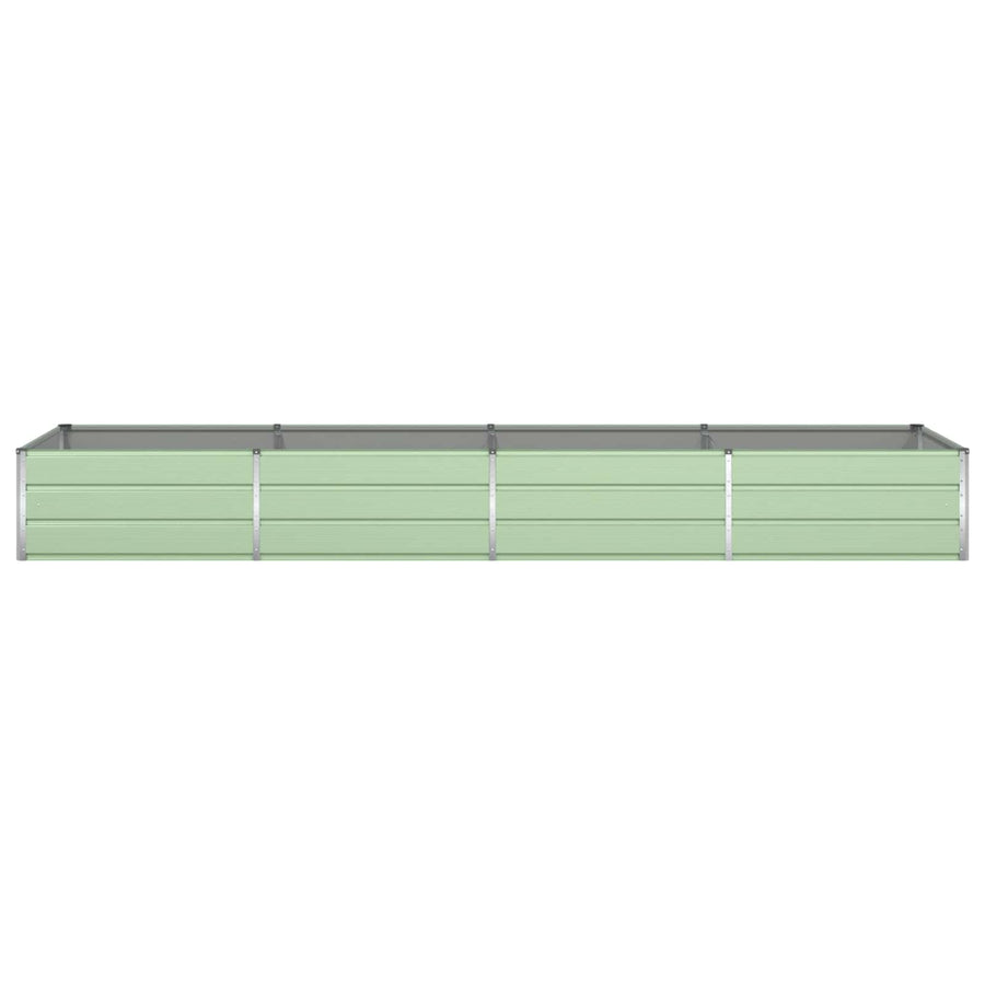 Plantenbak Pastelgroen 195 x 100 x 45 cm Gegalvaniseerd staal