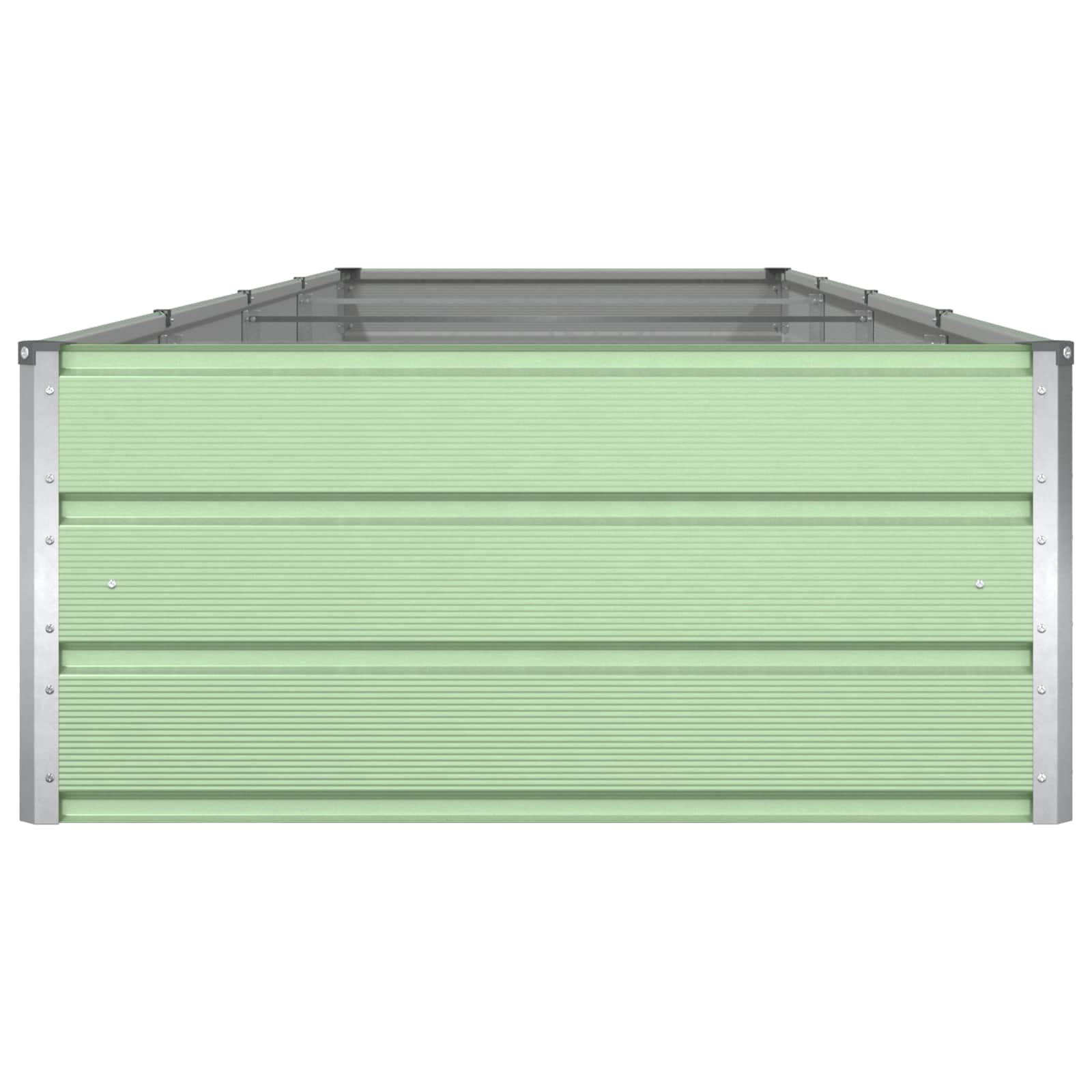 Plantenbak Pastelgroen 195 x 100 x 45 cm Gegalvaniseerd staal