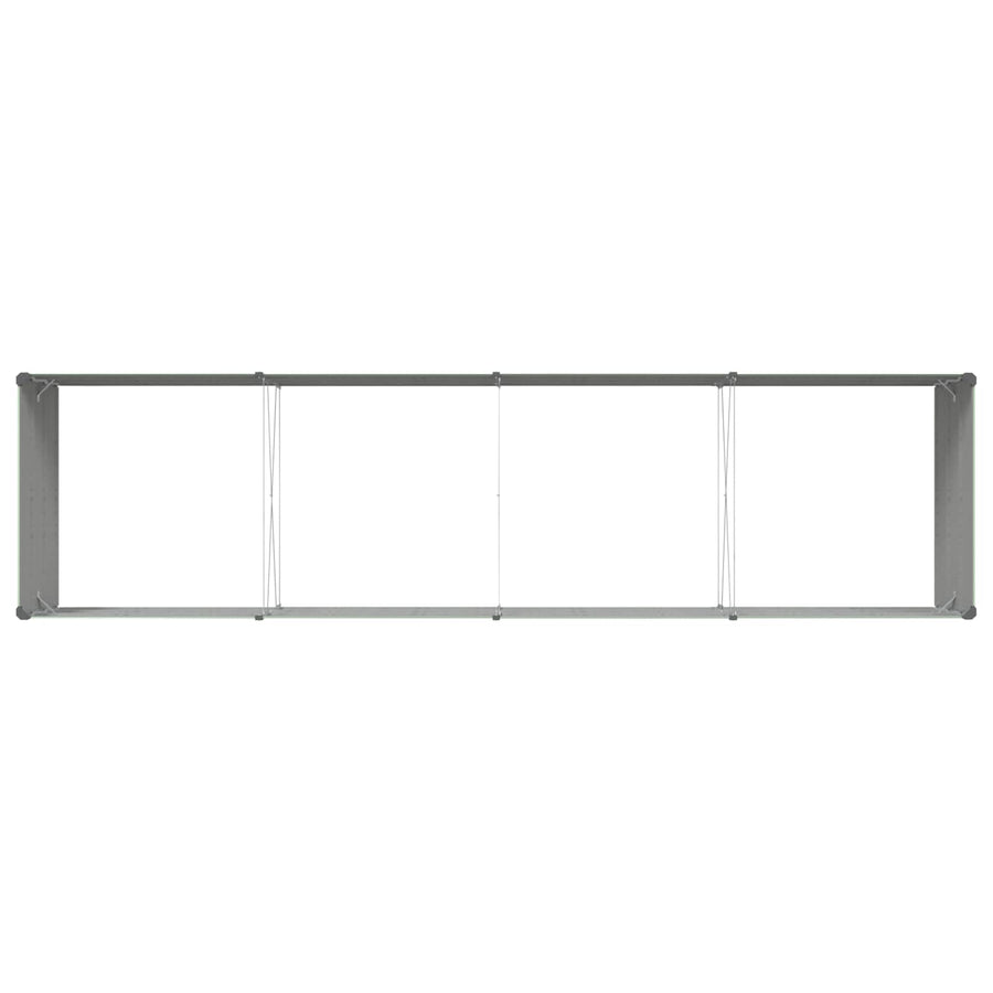 Plantenbak Pastelgroen 195 x 100 x 45 cm Gegalvaniseerd staal
