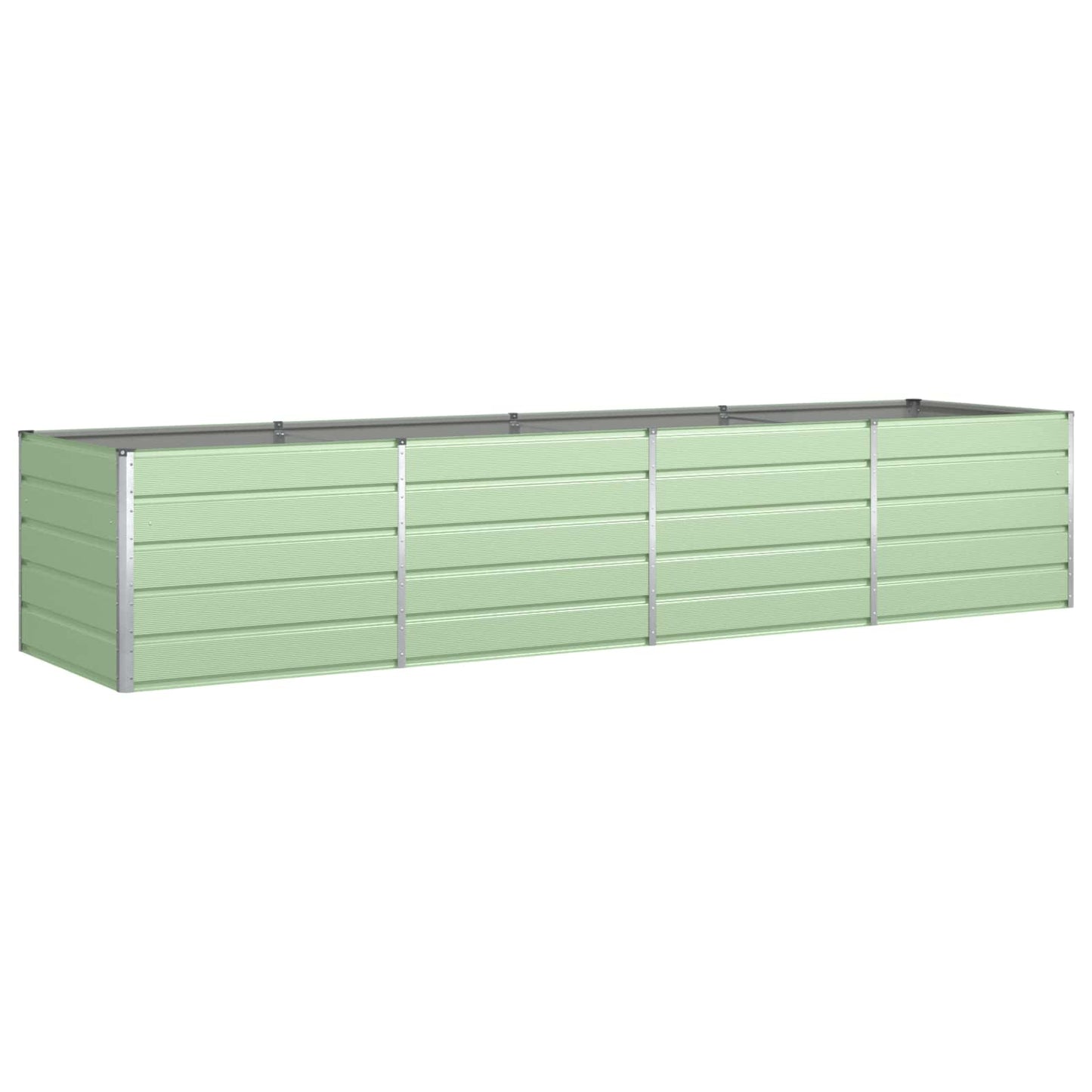 Plantenbak Pastelgroen 195 x 100 x 45 cm Gegalvaniseerd staal
