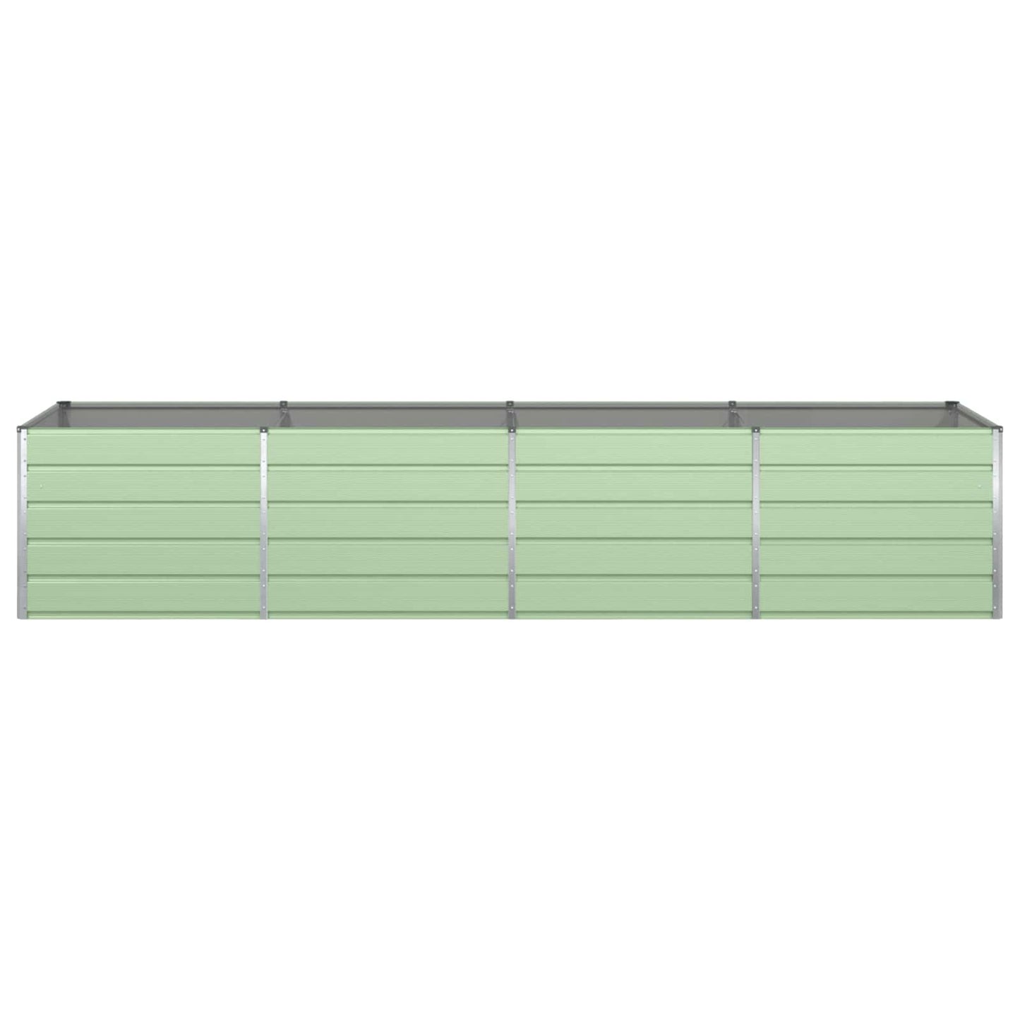 Plantenbak Pastelgroen 195 x 100 x 45 cm Gegalvaniseerd staal