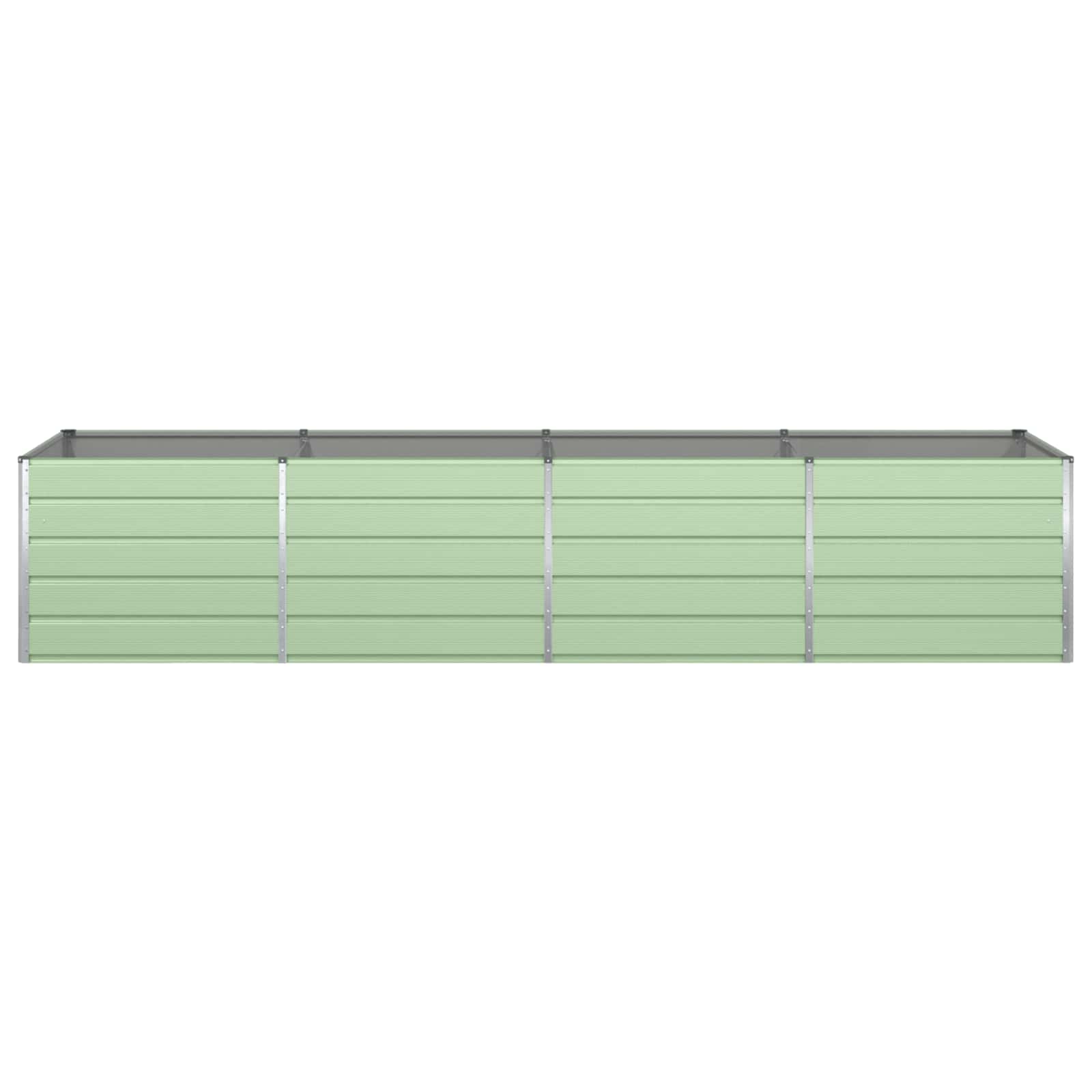 Plantenbak Pastelgroen 195 x 100 x 45 cm Gegalvaniseerd staal