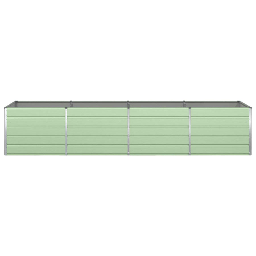 Plantenbak Pastelgroen 195 x 100 x 45 cm Gegalvaniseerd staal